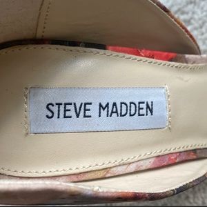 Steve Madden floral heels 8m